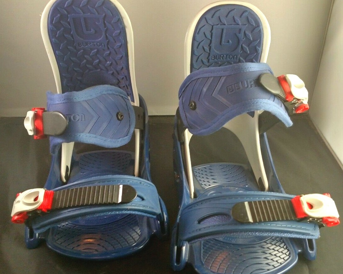 Burton Freestyle Junior Snowboard Bindings Size Small S Jr. Kids