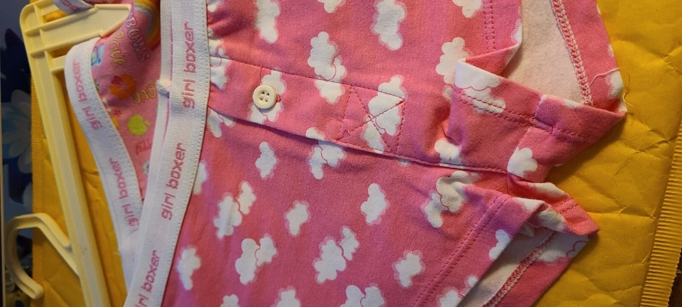 Girls Underwear 10 To 12 2 Pack Boy Shorts Polka Dots Pink Faded Glory - Image 3 of 4