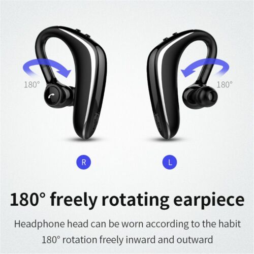 Wireless Bluetooth Headset Sport Headphone Lightweight Earphone for Cell Phones - Picture 3 of 12