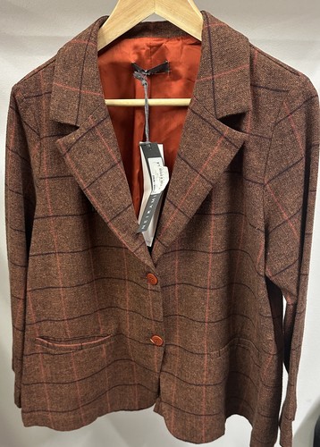 Neiram 1 Ladies Checked Jacket Size Small BNWT (AOA)