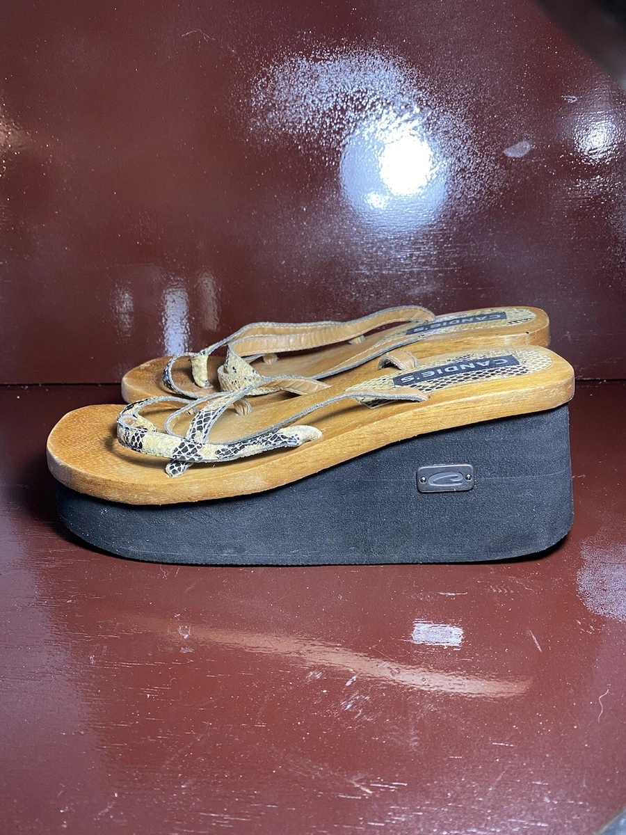 Candies wedge flip flops hot sale