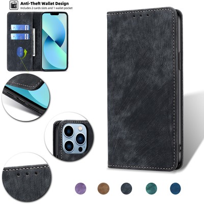 Für Huawei Mate 50 Pro Nova Y90 10 Y70 + P50 P50E Handyhülle Leder Cover Wallet