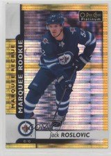 2017-18 O-Pee-Chee Platinum Marquee Rookies Seismic Gold 22/50 Jack Roslovic 0tf