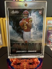 🔥Jayden Daniels 2024 Panini Absolute by Storm Green Spectrum RC /25 #BS-JDS