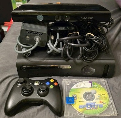 120g xbox 360 console wired/wires/ hdmi with kinect sensor & controller