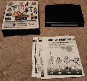 Japanese ART OF FIGHTING Neo Geo AES - Ship from the usa JPN Shock Box and Cart