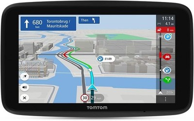 TomTom GO Discover 6  HD Car Sat Nav Lifetime UK World Maps Live Traffic updates
