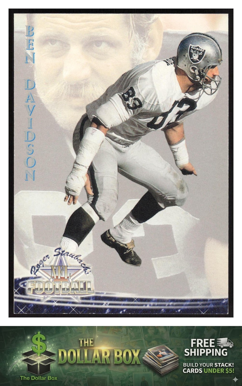 1994 Ted Williams Roger Staubach's NFL #46 Ben Davidson - Oakland Raiders