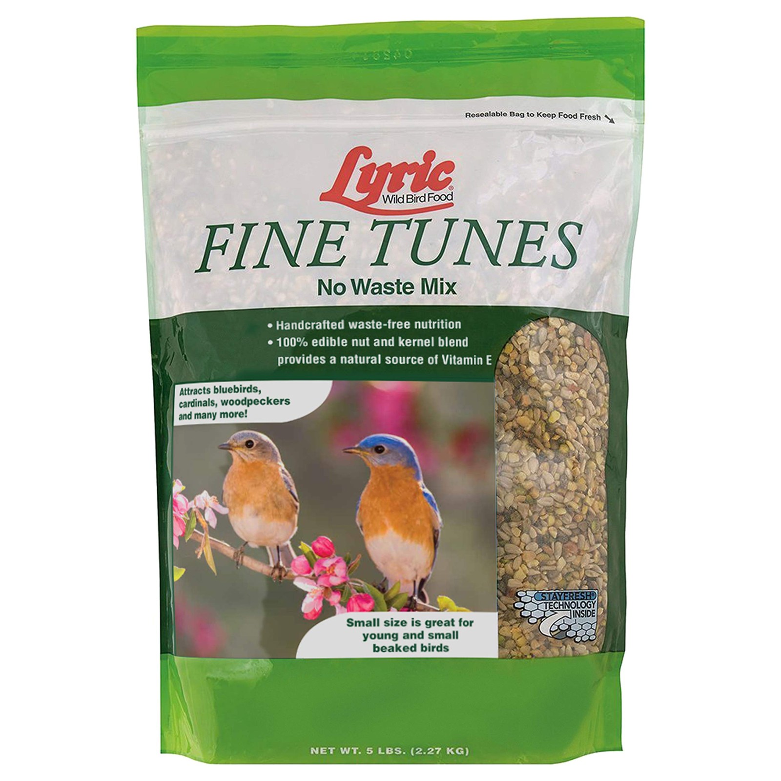 Natural Mix 5 Pounds Attracts Songbirds