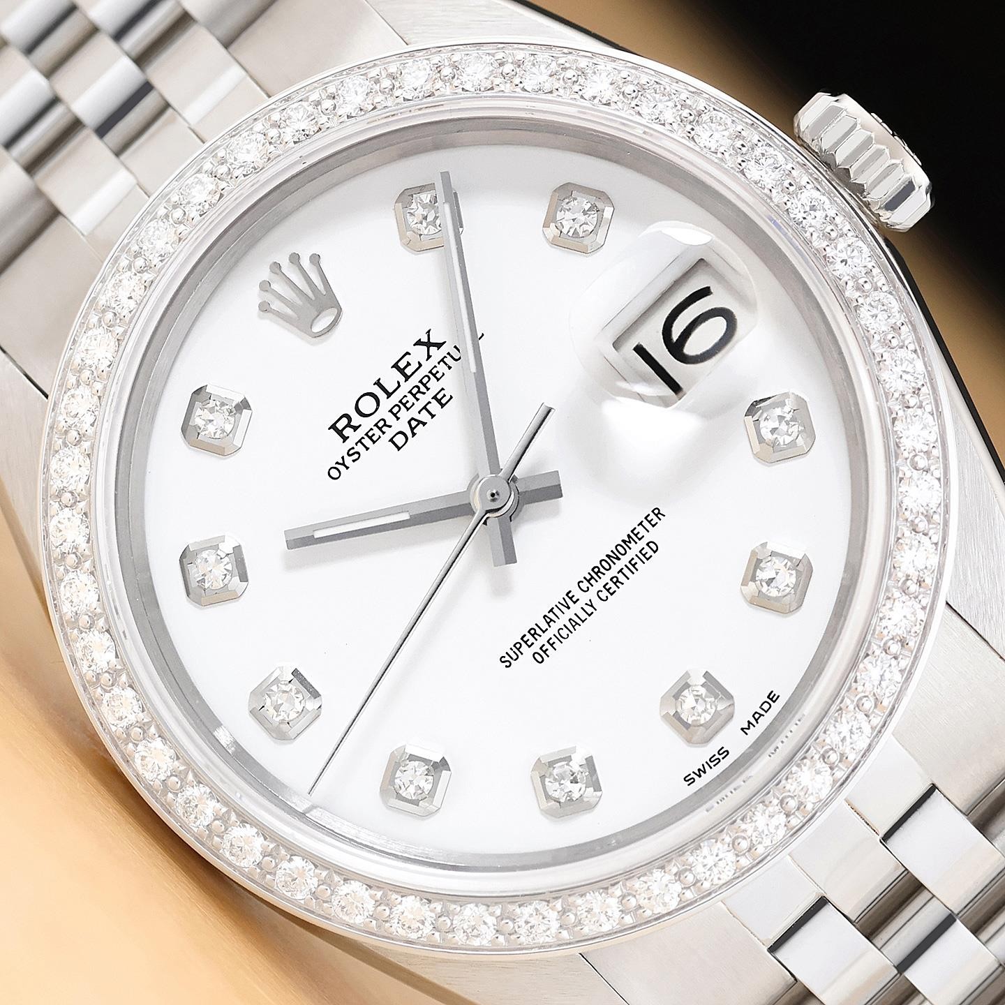 ROLEX OYSTER PERPETUAL DATE 1500 STAINLESS