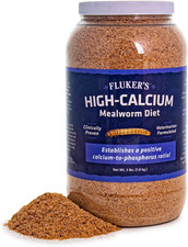 Fluker'S High Calcium Mealworm Diet, Gut-Loading Food or Bedding, 3 Lbs.