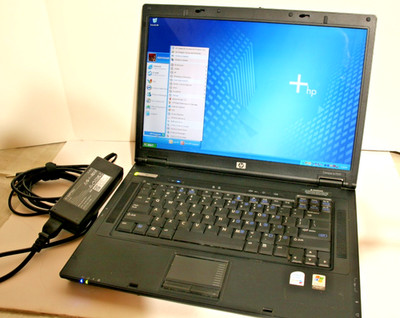 Vintage HP Compaq nx7400 Laptop T7400 1.66GHz 3.3GB RAM 49GB HDD Windows XP Pro