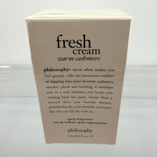 Philosophy Fresh Cream Warm Cashmere Spray Fragrance 4 oz 120 ml NEW SEALED