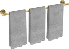 USHOWER 30" Bath Towel Bar SUS304 Stainless Steel Rack 32" Total, Brushed Gold