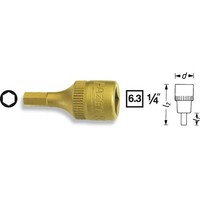 "Hazet 8501-2.5 Innen-Sechskant SteckschlüSsel-Bit-Einsatz 2.5 Mm 1/4\" (..."