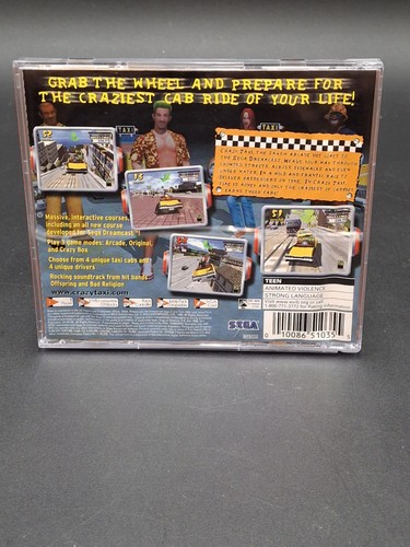 Crazy Taxi Sega Dreamcast, videogioco 1999 completo di manuale - Foto 3 di 11