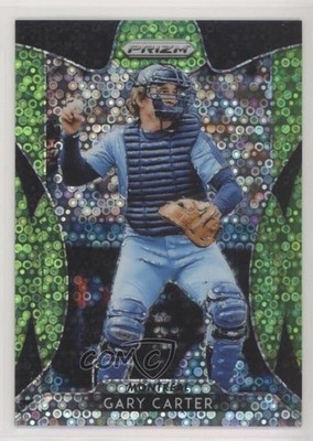 2019 Panini Prizm Tier III Lime Green Donut Circle /199 Gary Carter #252 HOF 7ka