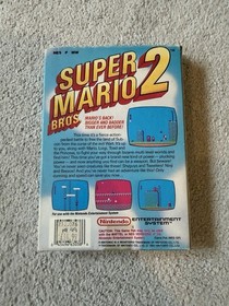 Super Mario Bros 2 Nintendo NES Boxed Manual