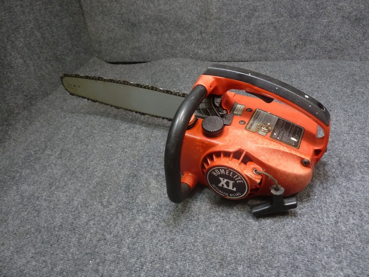 Vintage HomeLite XL Textron Chainsaw -10618-A | eBay
