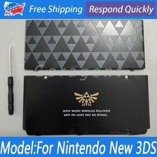 Housing Shell Case Plate Cover Legend of Zelda Triforce For Nintendo New 3DS