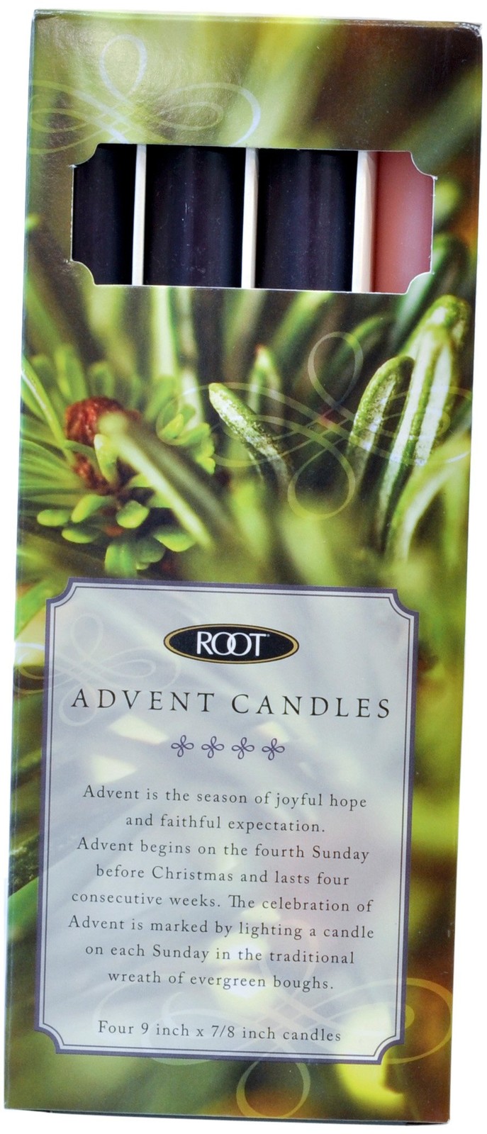 Advent Candles, Set of 4