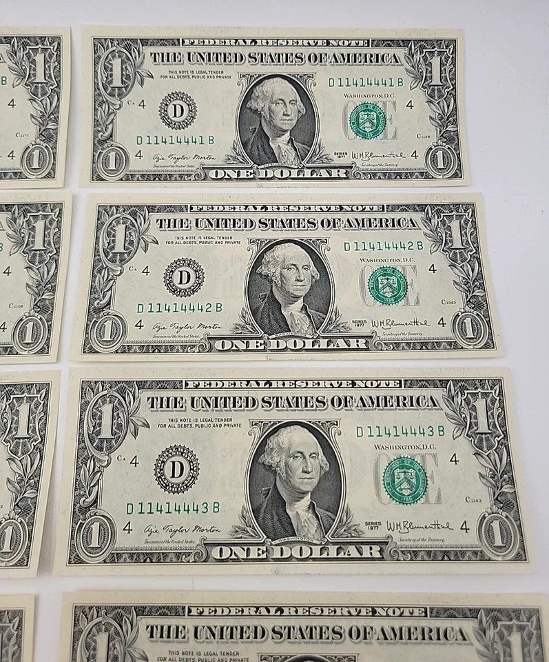 1977 20 Sequential $1 Notes Lot.R51 - Image 4 of 4