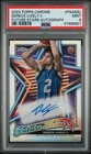 2024 Topps Chrome Future Stars Autograph #FSA-DEL Dereck Lively II (RC) PSA 9