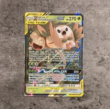 Rowlet & Alolan Exeggutor GX 1/236 Sm-Unified Minds Holo NM Pokemon TCG