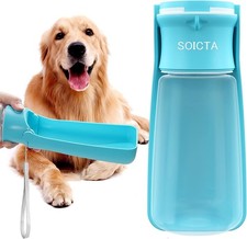 Portable Dog Small Animals Water Bottle for Walking 19 OZ or 12 OZ Pet Water Bot