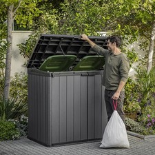 Large Keter Store Darwin Garden 1150L Storage Box XL Shed Outside Bike Bin Tool