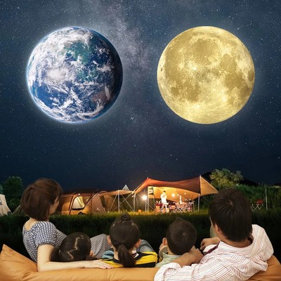 USB Ceiling Moon Earth Projection Light Starry Sky Lamp Night Light