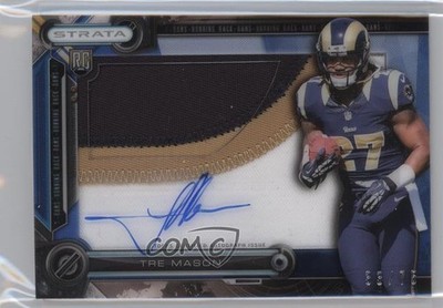 2014 Topps Strata Sapphire 33/75 Tre Mason #CCAR-TM RPA Patch Auto RC 0b5