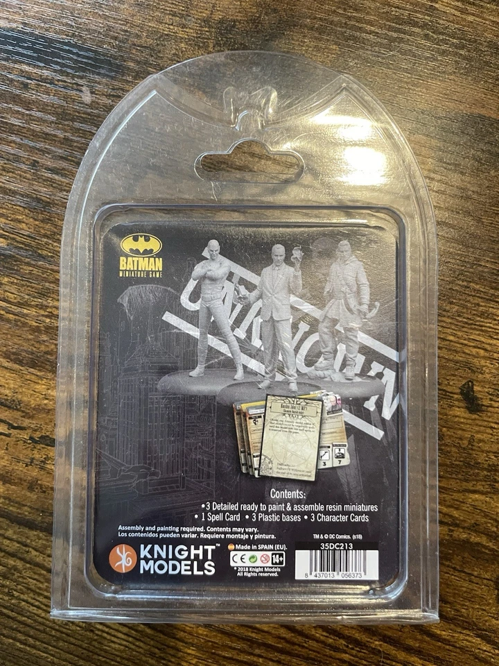 Batman Miniatures Game 35DC213 Legion of Doom Knight Models Resin x3. - Image 2 of 2