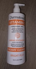 Dermatouch Vitamin C Hyaluronic Acid Cream Cleanser Size 13.5 FL OZ 400 ML