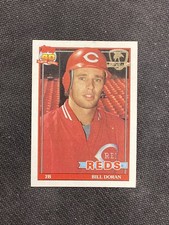 1991 Topps #577 Bill Doran Desert Shield Cincinnati Reds