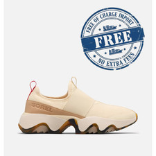 Authentic Sorel KINETIC  Impact II Strap Women's Sneaker Honey White, Chalk