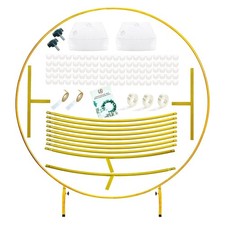 LANGXUN Gold Metal Balloon Arch Kit for Wedding and Birthday Party Open Box