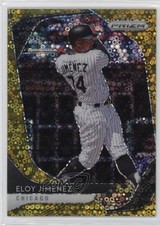 2020 Panini Prizm Tier II Quick Pitch Gold Donut Circle 3/10 Eloy Jimenez 0nr3
