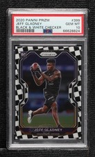 2020 Panini Prizm Rookie Black & White Checker Jeff Gladney PSA 10 GEM MT n0c