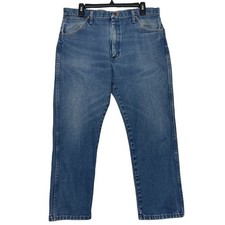 Wrangler Cowboy Cut 13MWZ Mens 36x29 Original Fit Straight Leg Denim Blue Jeans