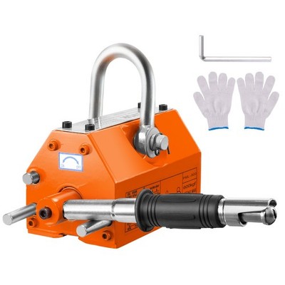 New/Magnetic Lifter, 1320 lbs/600kg Pulling Capacity, 2.5 Safety Factor, Steel a