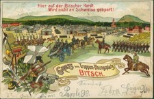 Ansichtskarte Truppen-Übungsplatz Bitsch Lothringen 1911   (Nr.9484)