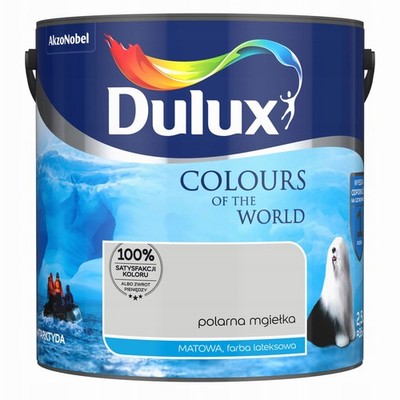 Dulux Colors of the World Latex-Wandfarbe Polar Mist matt 2,5 l
