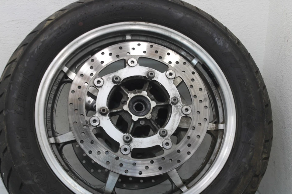 Roda dianteira reta 07-14 YAMAHA V STAR 1300 XVS1300 XVS FABRICANTE DE EQUIPAMENTO ORIGINAL 16x3.00 5KS W51 - Imagem 3 de 4