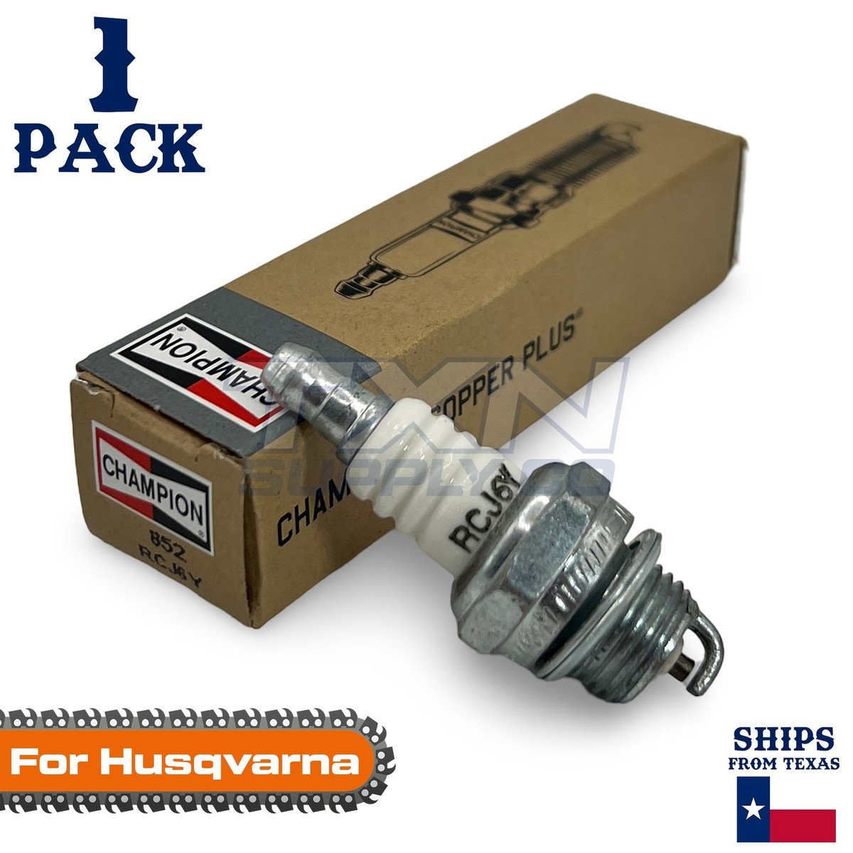 1 Pack Champion Spark Plug - For 346XP Husqvarna Chainsaw | eBay