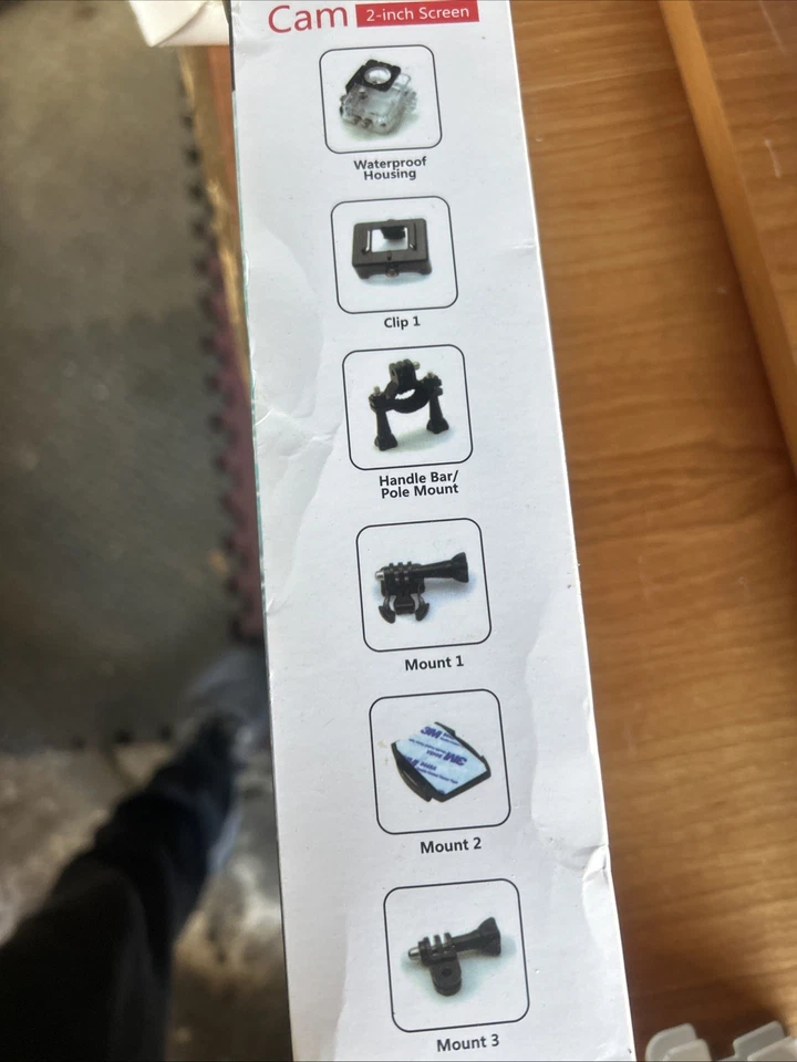 1080P HD Action Camera 30M Waterproof Camcorders Sport DVR. - Image 4 of 4