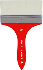Large 8 Inch Flat Paddle Paint Brush