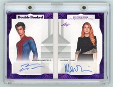 Andrew Garfieldmarisa Tomei 2024 Leaf Spider-man Booklet Double Auto Card 510