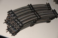 Hornby lot de 20 rails courbes métallique en version 3 rails en échelle O