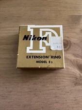 Nikon F Extension Ring Model E2 Vintage Nikon accessory Made In Japan